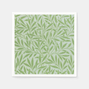 William Morris Willow Flower Classic Green Napkins