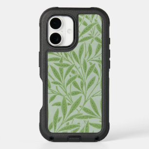 William Morris Willow Flower Classic Green iPhone 16 Case