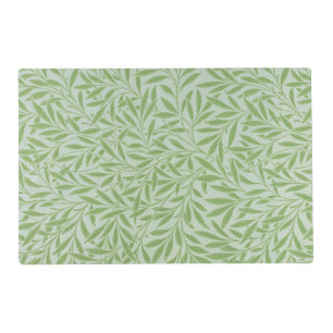 William Morris Willow Flower Classic Green Placemat