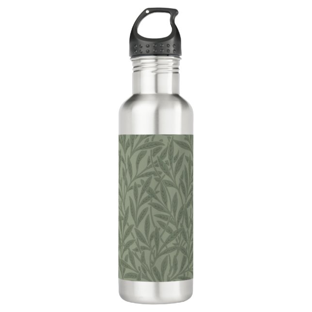 William Morris Willow Flower Classic Stainless Steel Water Bottle (Front)