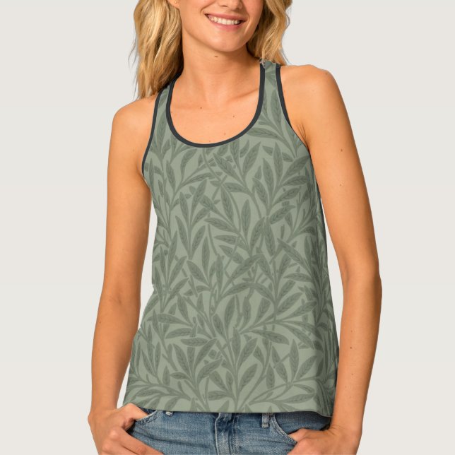 William Morris Willow Flower Classic Tank Top (Front)