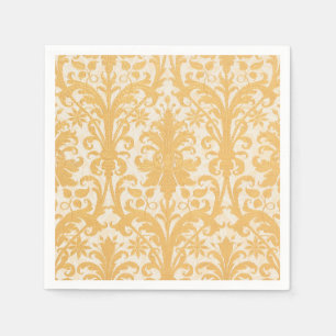William Morris Willow & Gold Damask Luxury Napkins