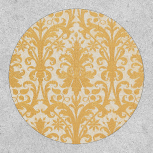 William Morris Willow & Gold Damask Luxury Patch