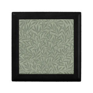 William Morris Willow Pattern Antique Sage Green Gift Box