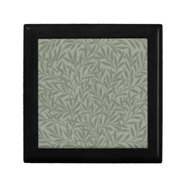William Morris Willow Pattern Antique Sage Green Gift Box (Front)