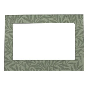 William Morris Willow Pattern Antique Sage Green Magnetic Frame