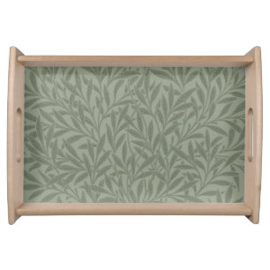 William Morris Willow Pattern Antique Sage Green Serving Tray