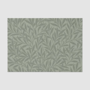William Morris Willow Pattern Antique Sage Green Tissue Paper