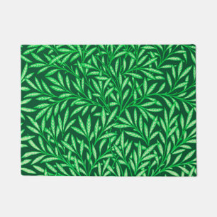 William Morris Willow Pattern, Emerald Green Doormat