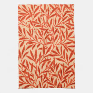 William Morris Willow Pattern, Mandarin Orange Towel