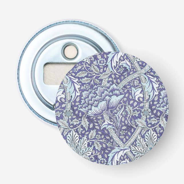 William Morris Windrush blue floral flowers Bottle Opener (Front)