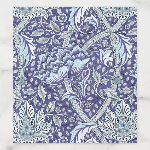 William Morris Windrush blue floral flowers Envelope Liner