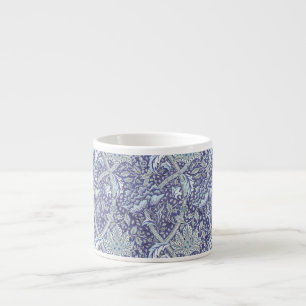 William Morris Windrush blue floral flowers Espresso Cup