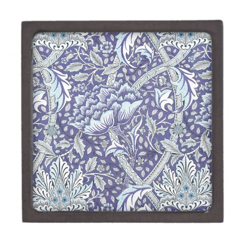 William Morris Windrush blue floral flowers Gift Box