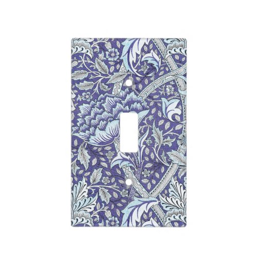 William Morris Windrush blue floral flowers Light Switch Cover