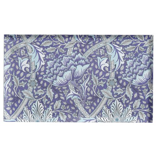 William Morris Windrush blue floral flowers Place Card Holder