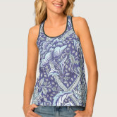 Half Sunflower Vintage Black And White Art Tank Top