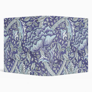 William Morris Windrush Blue Pattern Floral 3 Ring Binder