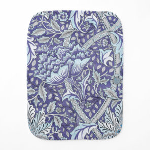 William Morris Windrush Blue Pattern Floral Baby Burp Cloth