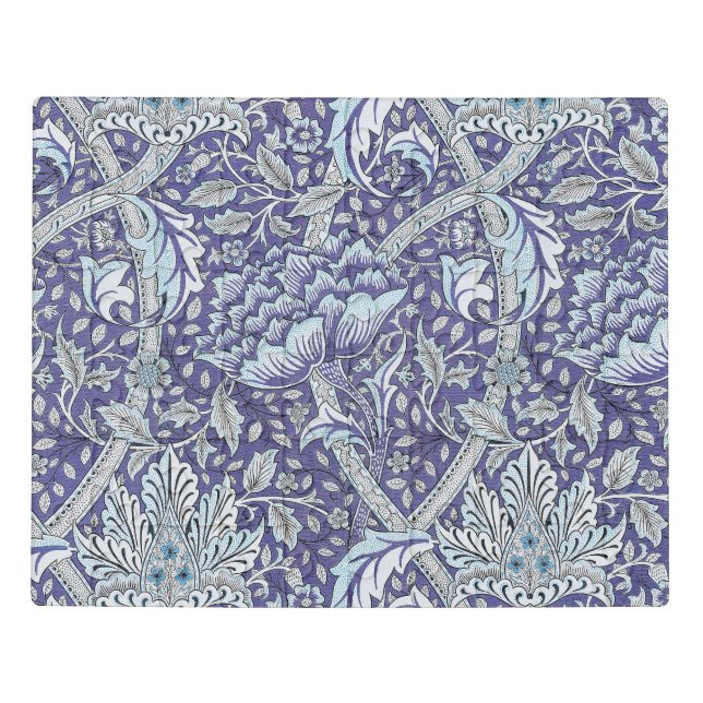William Morris Windrush Blue Pattern Floral Jigsaw Puzzle (Puzzle Horizontal)