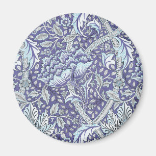 William Morris Windrush Blue Pattern Floral Magnet