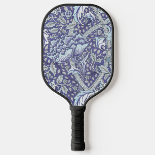 William Morris Windrush Blue Pattern Floral Pickleball Paddle