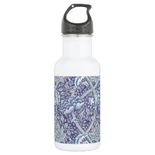 William Morris Windrush Blue Pattern Floral Stainless Steel Water Bottle