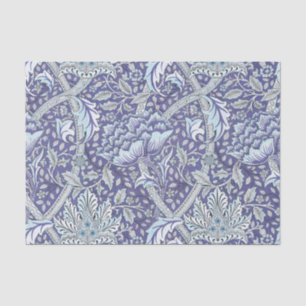 William Morris Windrush Blue Pattern Floral Tissue Paper