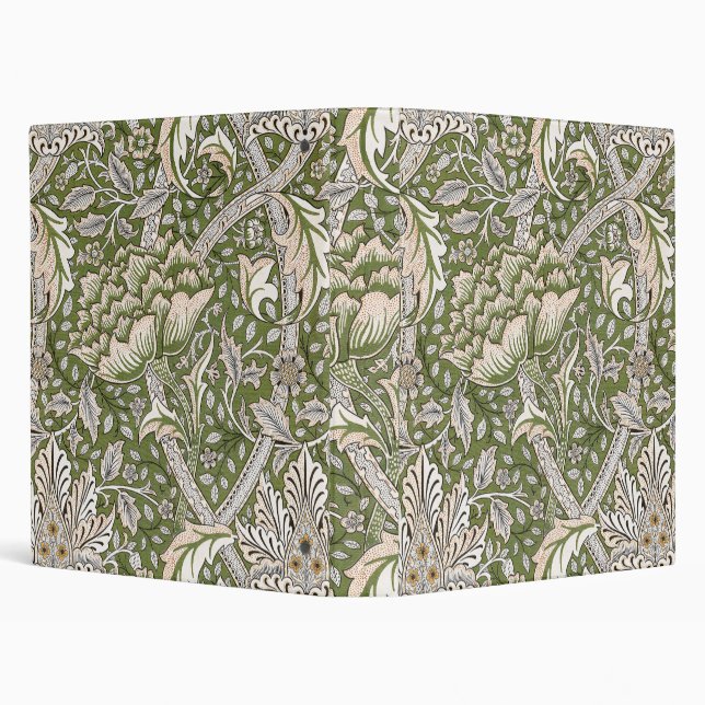 William Morris Windrush floral flowers classic 3 Ring Binder (Background)