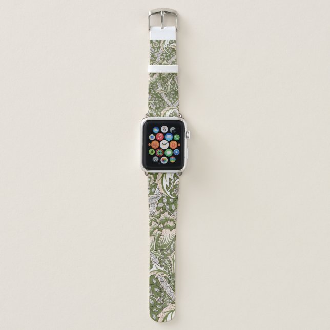 William Morris Windrush floral flowers classic Apple Watch Band (Front)