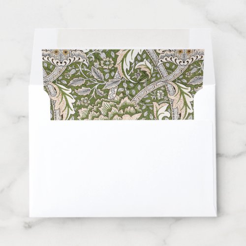 william morris windrush floral flowers classic envelope liner