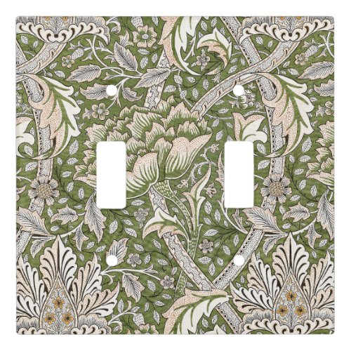 william morris windrush floral flowers classic light switch cover