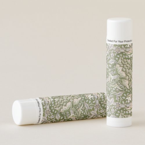 william morris windrush floral flowers classic lip balm