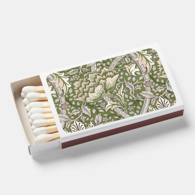 William Morris Windrush floral flowers classic Matchboxes (Front Open)