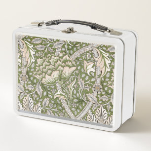 William Morris Windrush floral flowers classic Metal Lunch Box
