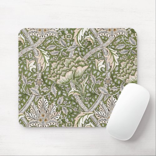 william morris windrush floral flowers classic mouse pad