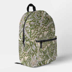 William Morris Windrush floral flowers classic Printed Backpack