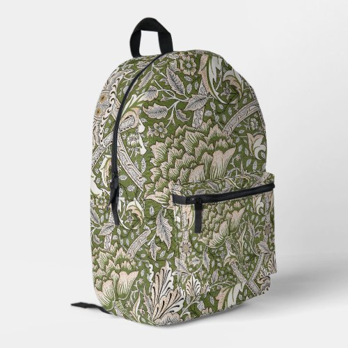 william morris windrush floral flowers classic printed backpack