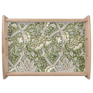 William Morris Windrush floral flowers classic Serving Tray