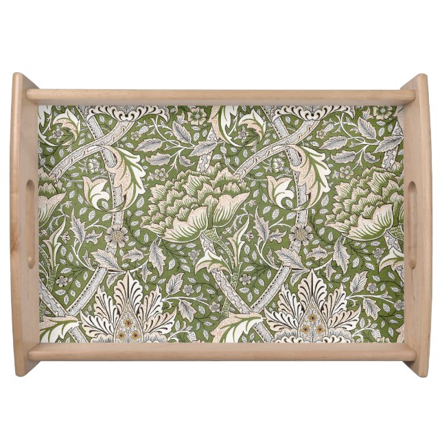William Morris Windrush floral flowers classic Serving Tray (Front)