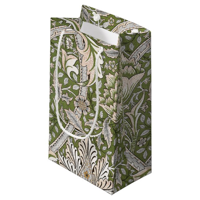William Morris Windrush floral flowers classic Small Gift Bag (Front Angled)