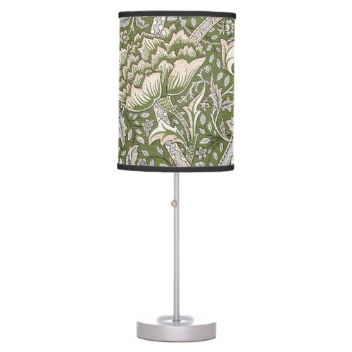 william morris windrush floral flowers classic table lamp