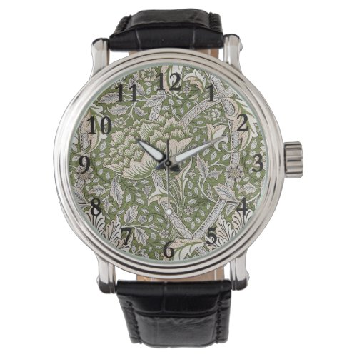 william morris windrush floral flowers classic watch