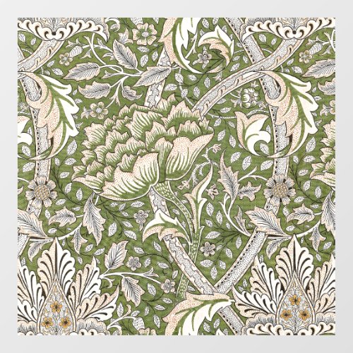 william morris windrush floral flowers classic window cling