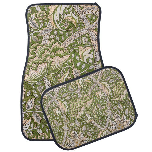 William Morris Windrush Floral Pattern Classic Car Floor Mat (Set)