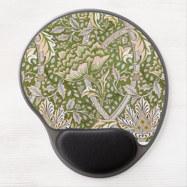 William Morris Windrush Floral Pattern Classic Gel Mouse Pad (Front)