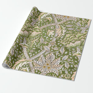 William Morris Windrush Floral Pattern Classic Wrapping Paper