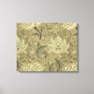 William Morris Windrush Floral Pattern: Vintage Canvas Print