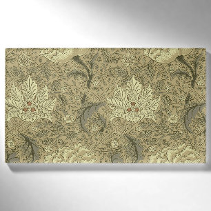 William Morris Windrush Floral Pattern: Vintage Name Tag