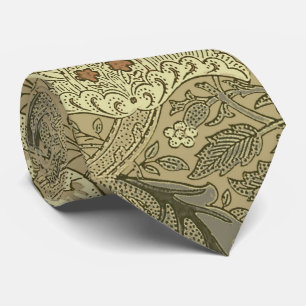 William Morris Windrush Floral Pattern: Vintage Neck Tie